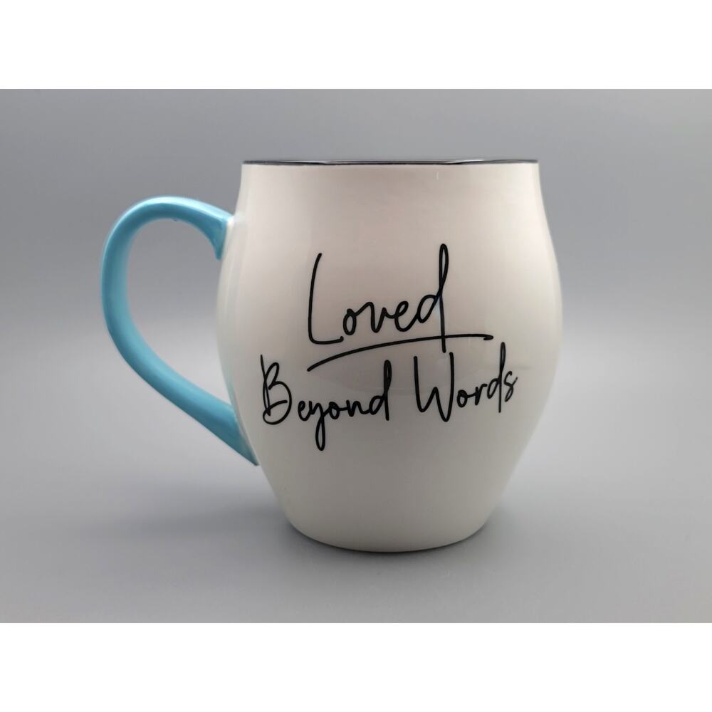Lighthouse Christian Products LOVED BEYOND WORDS Coffee Mug Ephesians 3:19 - Picture 2 of 11